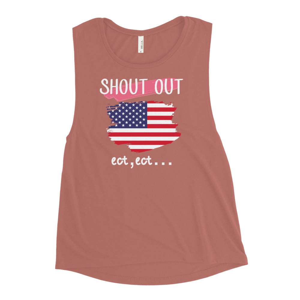 Shout Out USA Muscle Tank