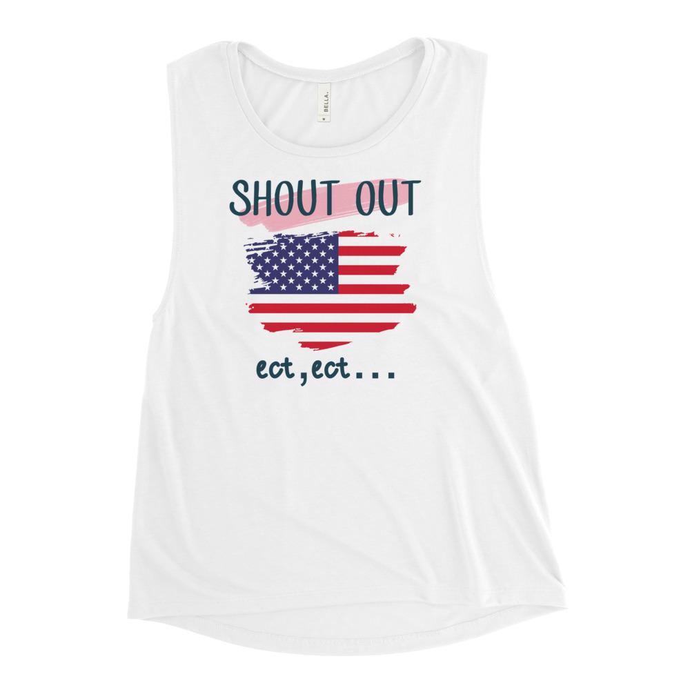 Shout Out USA Muscle Tank